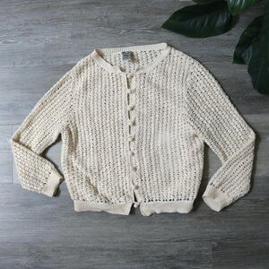 Cream crochet cardigan